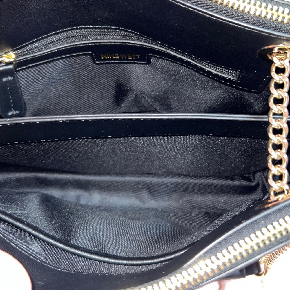 NINE WEST Ellie a List Crossbody Denim Logo - Picture 9 of 13